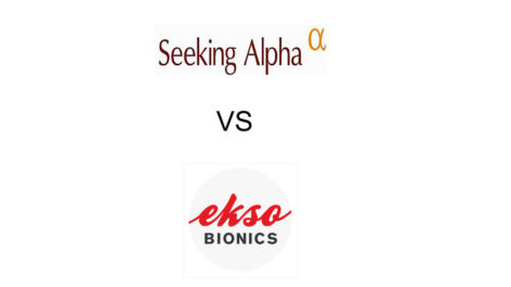 Logos of Seeking Alpha and Ekso Bionics