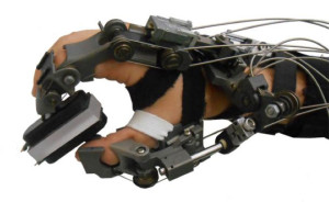 Teleoperated exoskeleton glove for hand rehabilitation / A mechatronic system for robot-mediated hand telerehabilitation