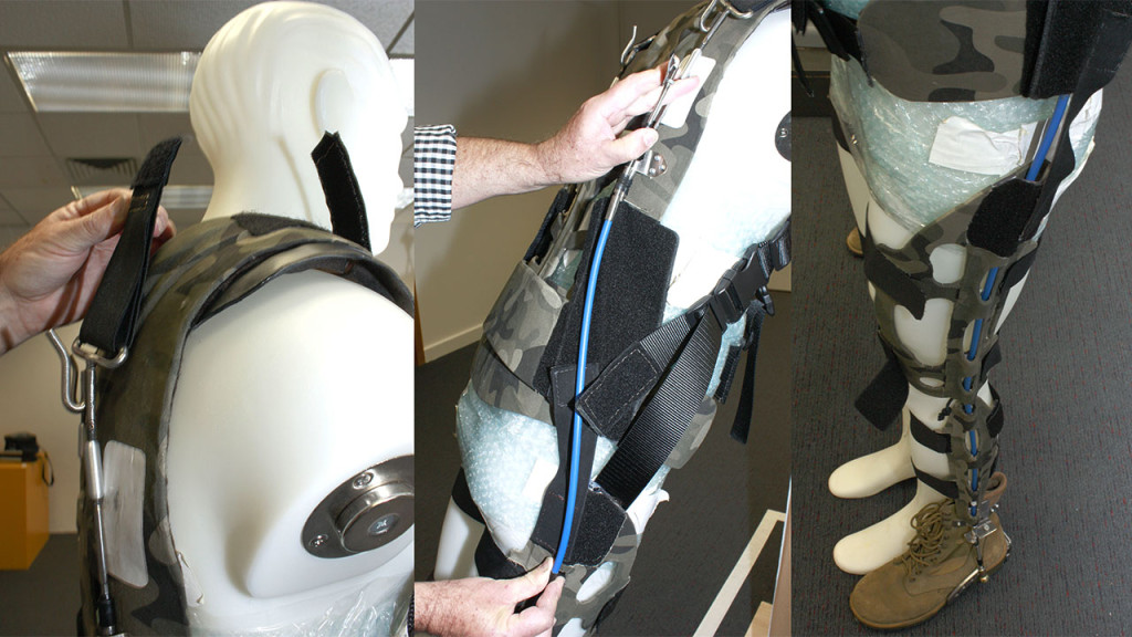 Australia’s Defence Science and Technology Organisation Passive Soft Exoskeleton | Gizmodo.UK | Aug 2015