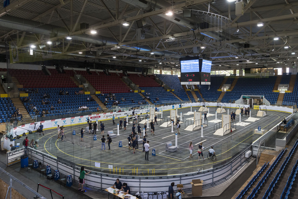 Cybathlon Practice Run, Powered Exoskeleton and Powered Leg Prosthetic Obstacle Course, Alessandro Della Bella