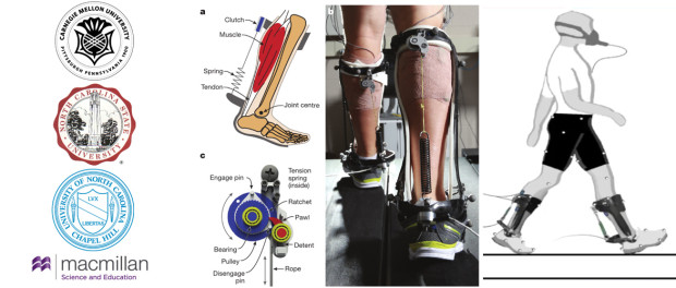 Passive_Ankle_Exoskeleton_For_Reducing_Cost_Of_Walking Passive ankle exoskeleton that successfully reduced the metabolic cost of walking on even terrain for healthy individuals, University of North Carolina At Chapel Hill and North Carolina State University, 2015