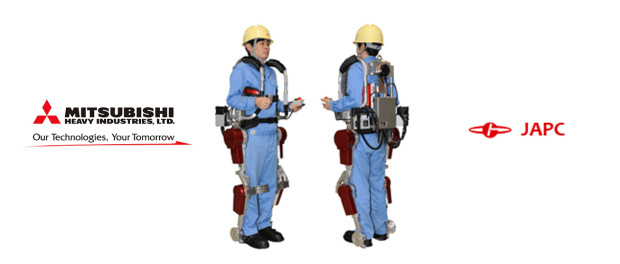 Mitsubishi Power Assist Suit 2015 Power Assist Suit (PAS) For Nuclear Disasters - Mitsubishi Heavy Industries (MIH) and Japan Atomic Power Company (JPAC), Dec 2015, http://www.jaif.or.jp/en/mitsubishi-heavy-industries-develops-power-assist-suits-for-nuclear-disasters/