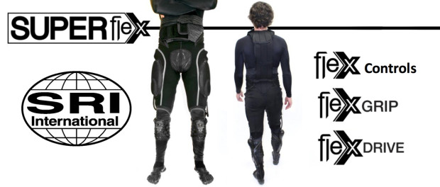 SRI Robotics Super Flex Exosuit SRI Robotics Super Flex Exosuit, 2014, https://web.stanford.edu/class/engr110/pdf/SRI-Wearable-Exosuit-Technologies.pdf