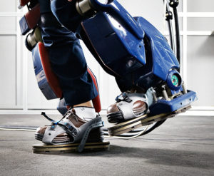 Giant Hyundai Wearable Robot / Exoskeleton, Hyundai Motor Group Blog, 2016