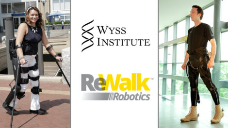 Wyss Institute Announces Collaboration With ReWalk Robotics, Images of ReWalk 6.0 and Wyss Exosuit