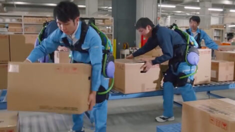 Panasonic - ActiveLink AWN-03 Exoskeleton, 2016 via YouTube Channel Panasonic - Official