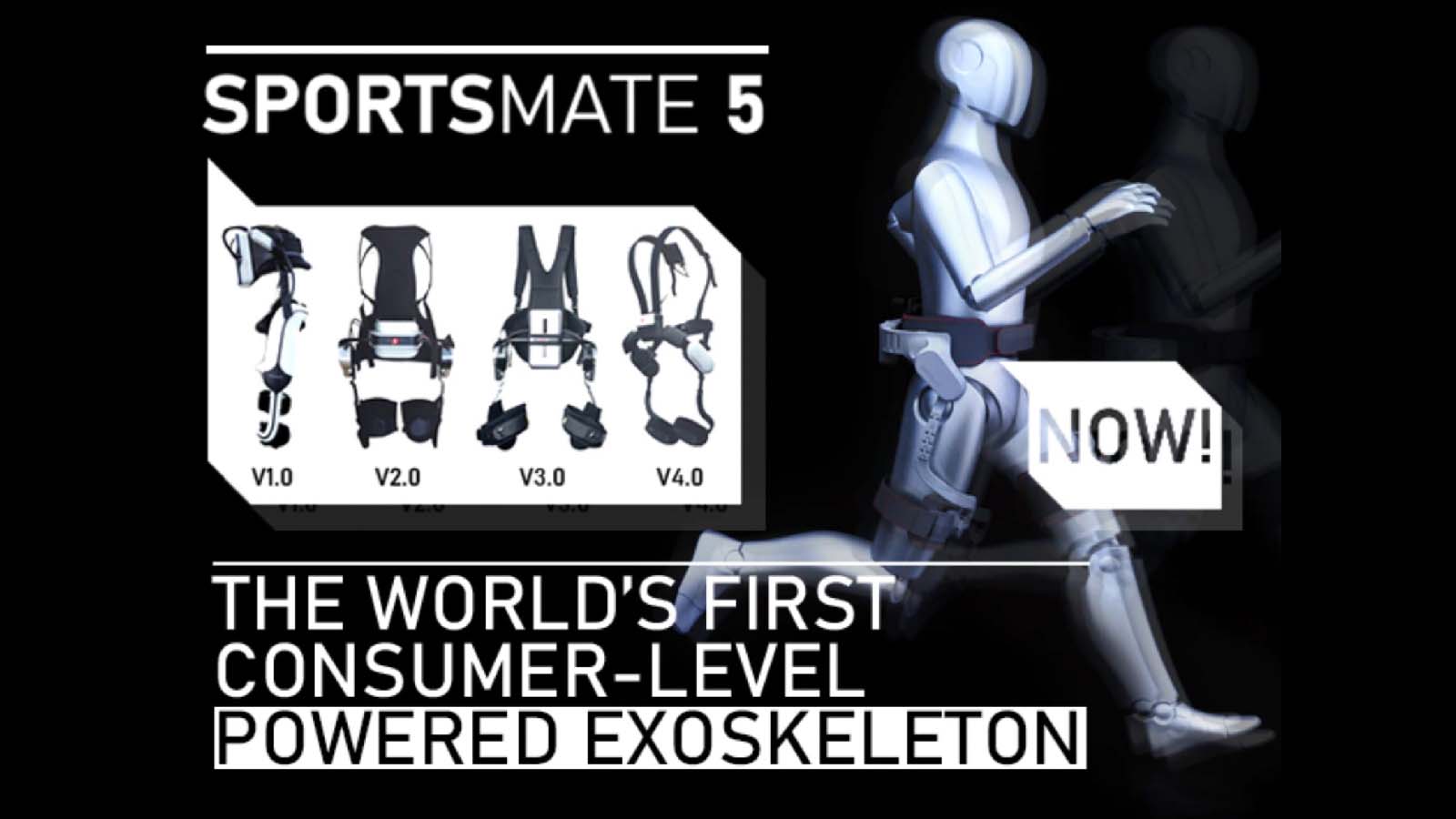 Kickstarter SPORTSMATE 5 Consumer Exoskeleton Business Exoskeleton Report