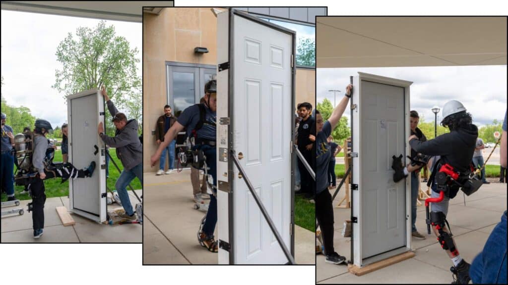 ACE 2025 - One of the Six Challenges - Door Kicking with Exoskeleton