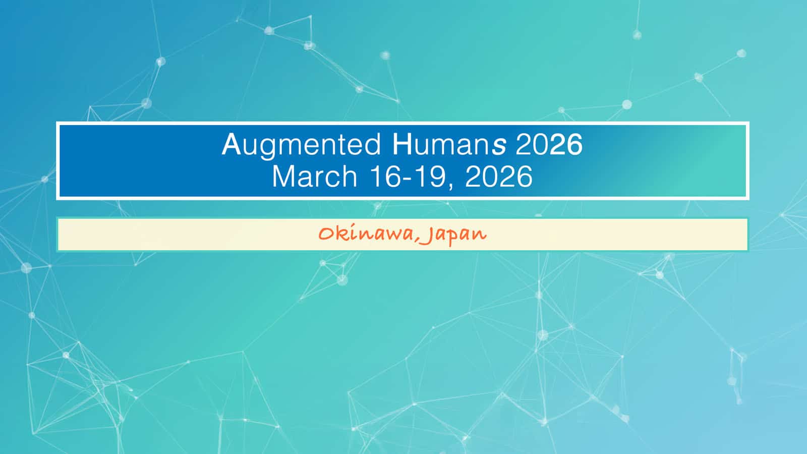 Augmented Humans 2026
