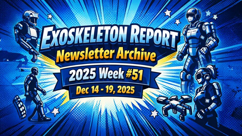 Exoskeleton Report Newsletter Archvie Week 51 2025 Dec 14-19