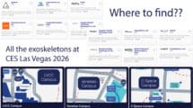 Information on Where to find all the exoskeletons at CES 2026 Las Vegas