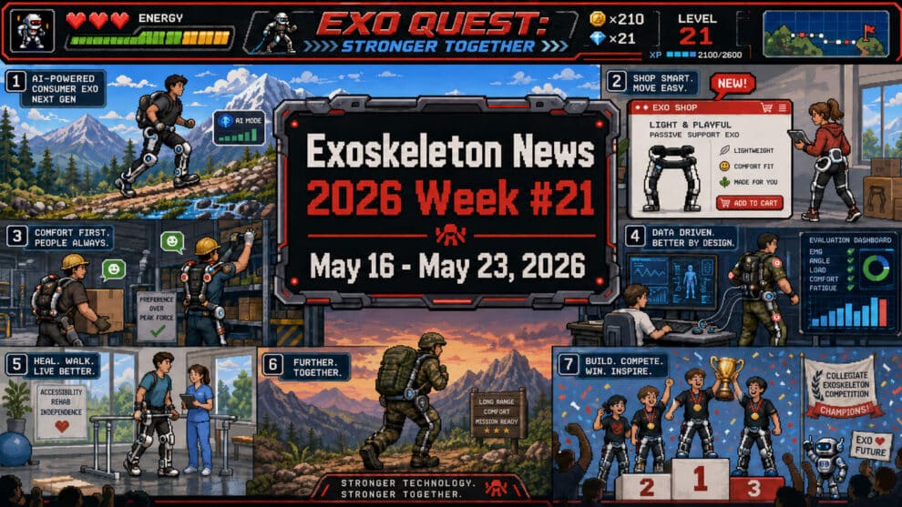 Exoskeleton News May 23 2026 Week 21 Archive