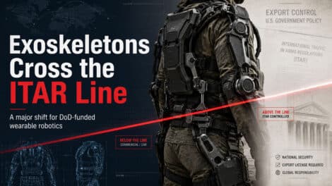 Some exoskeletons are now on ITAR export control 2026