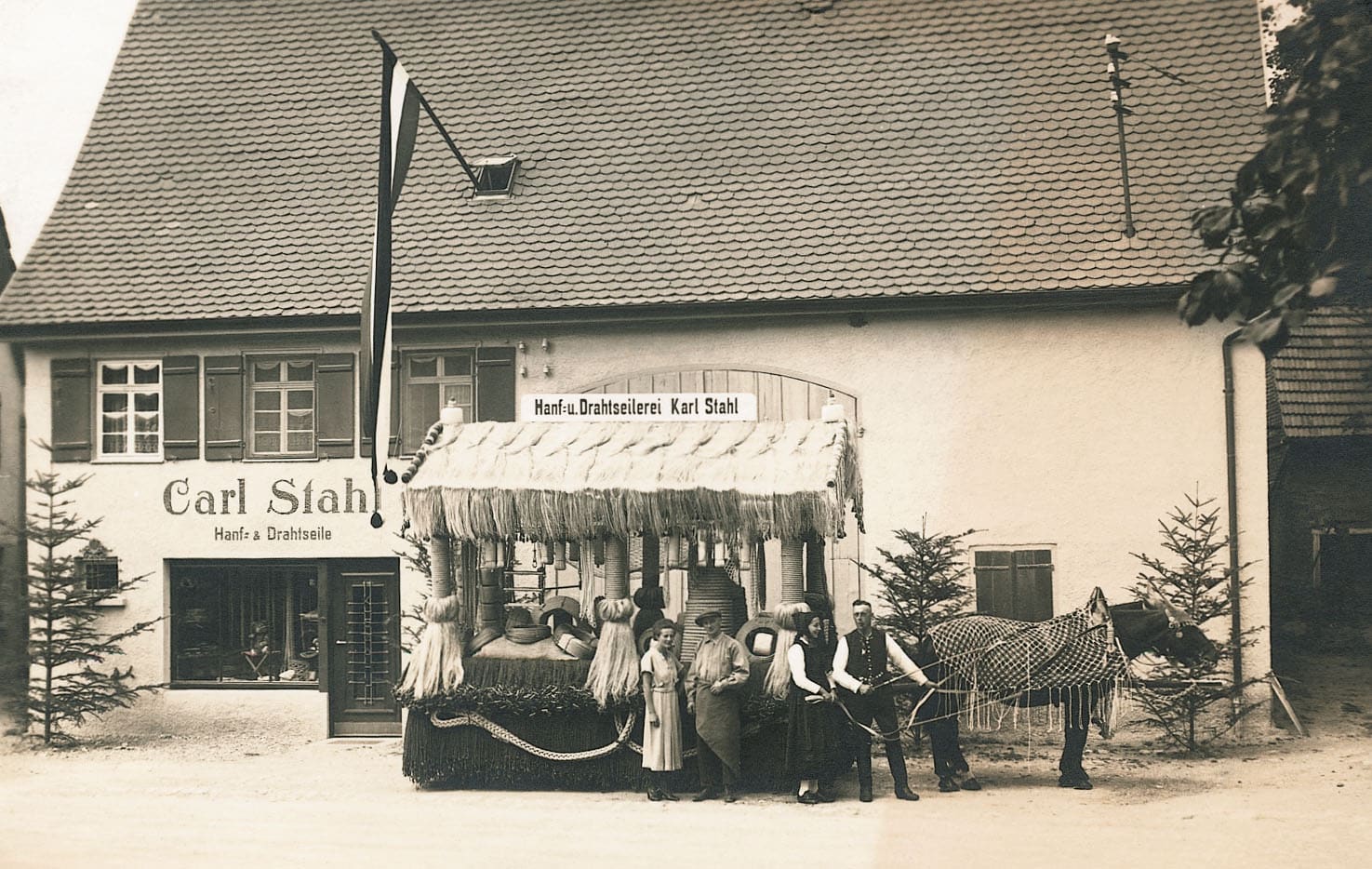 Carl Stahl 1930s rope maker