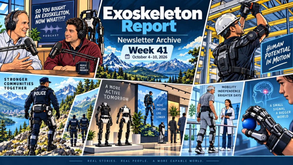 Exoskeleton Report Newsletter Archive Week 41 2026
